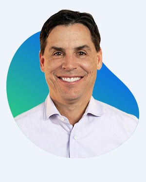 Innervate Board of Directors with white shirt and green and blue background